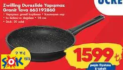 ZWİLLİNG DURASLİDE YAPIŞMAZ GRANİT TAVA 663192860